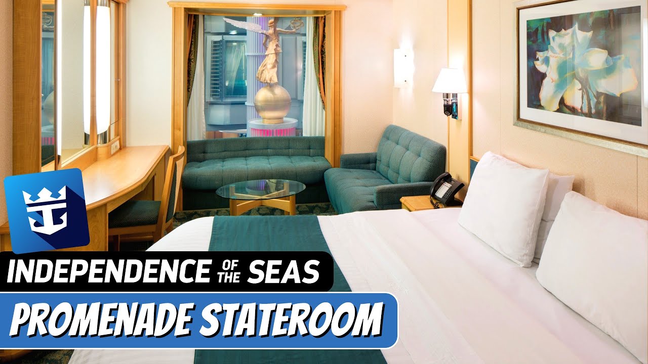 Independence of the Seas | Promenade View Interior Stateroom Tour & Review 4K | Royal Caribbean