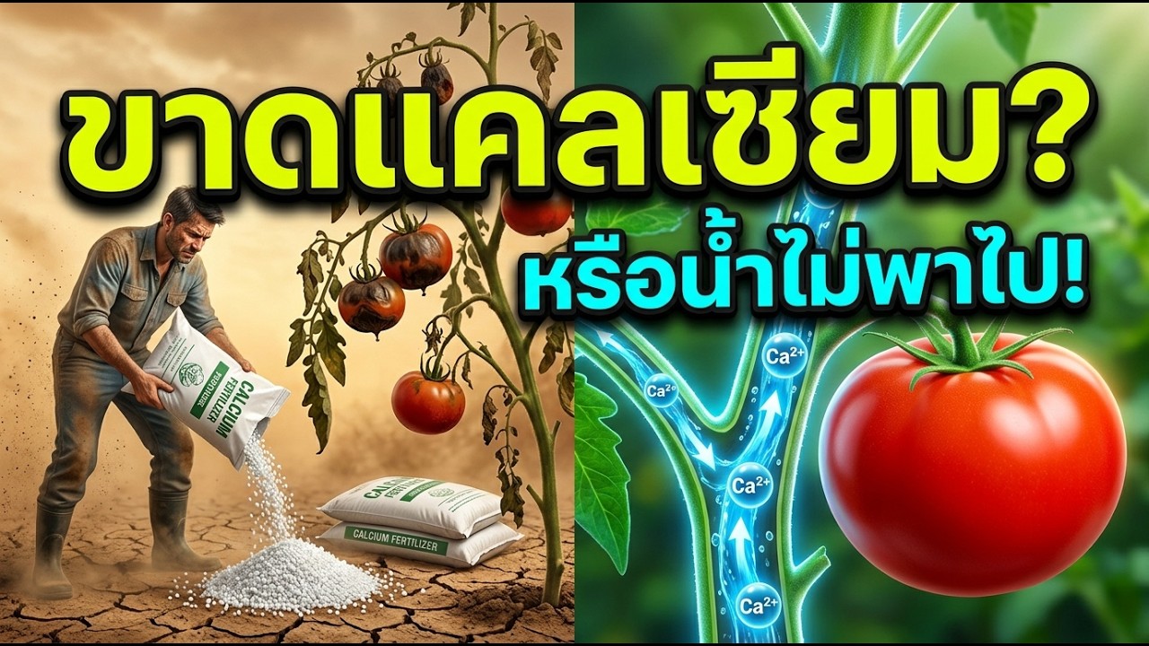 หยุดขาดทุน! ขาดแคลเซียมจริงไหม? 3 ขั้นตอนวินิจฉัยโรคพืช ที่ช่วยเซฟค่าปุ๋ยได้เกินครึ่ง