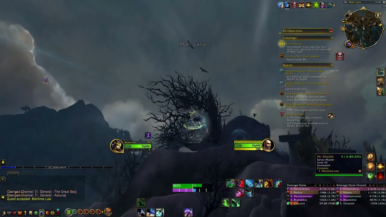 WoW War Within - Legion Remix Patch 11.2.5 Quest: Maritime Law