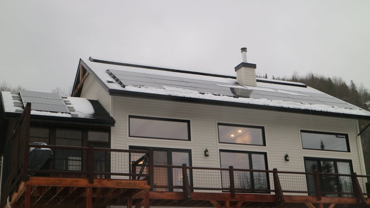 La maison solaire quasi autonome de Martin Lambert