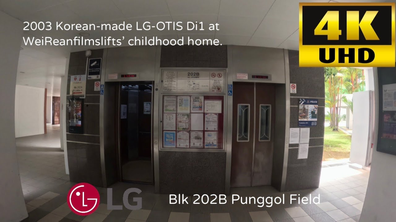 LG-OTIS Di1 lifts at Blk 202B Punggol Field
