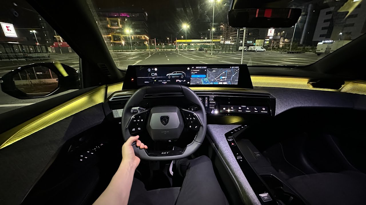 Peugeot 5008 Hybrid 2025 Night Test Drive