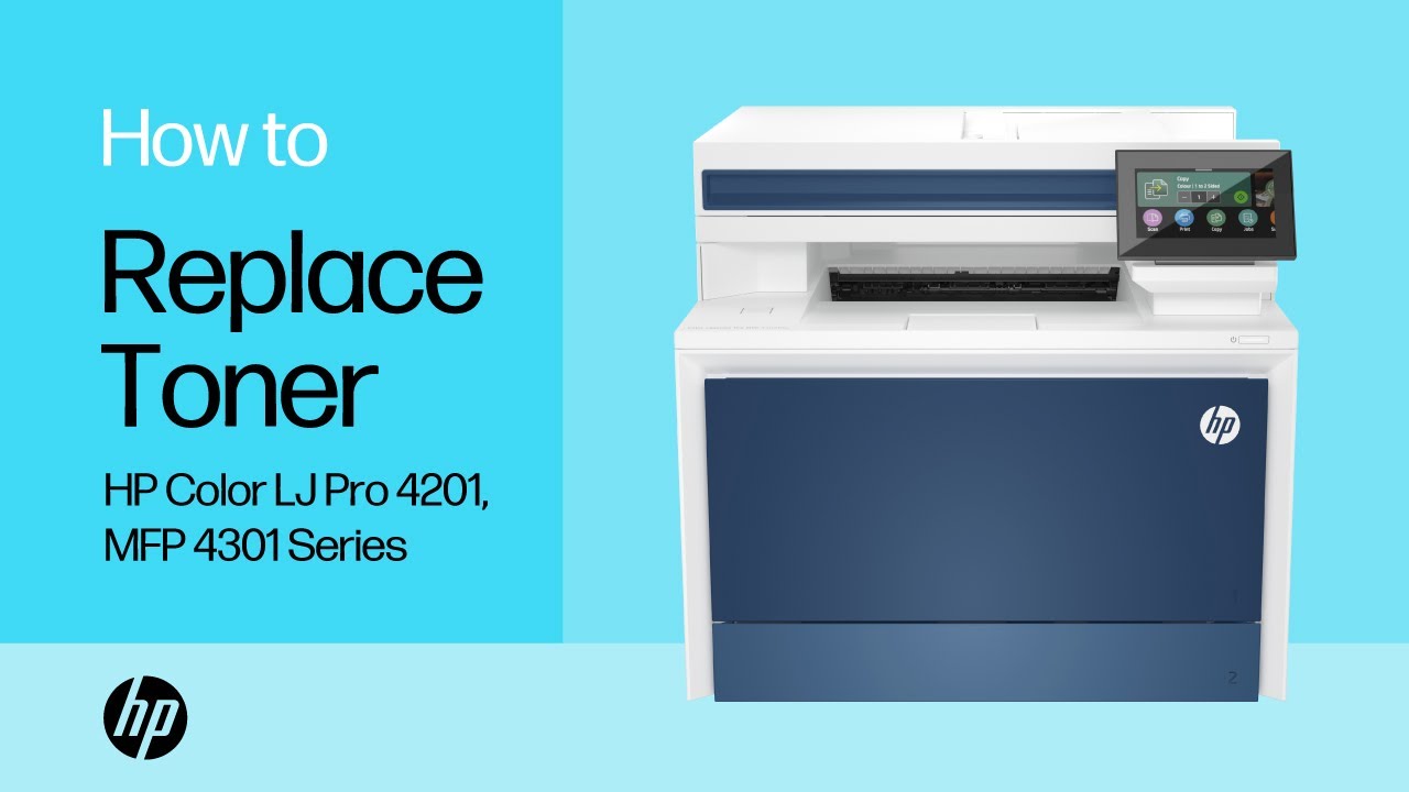 Replace the Toner Cartridges | HP Color LaserJet Pro 4201, MFP 4301 Series | HP Support