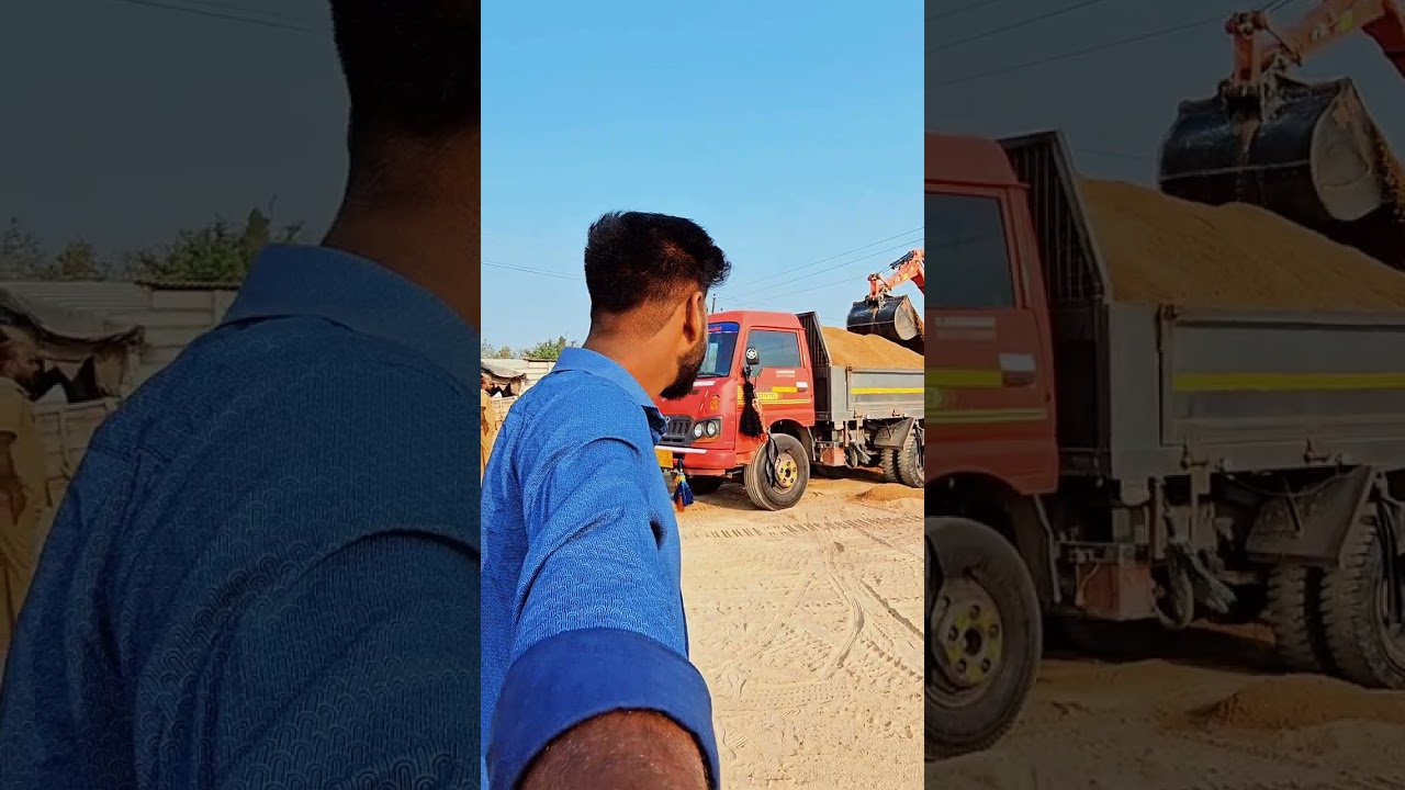 Load king 🚛#Minitruck#sand #driver ##driving #money #success #dreams #viral #trending #heavyload 
