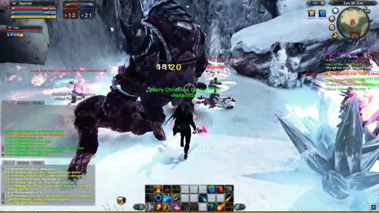 RaiderZ Global - Crazy Epic Mt. Eda - Sorc - Def Walkthrough -  01-26 - 2024