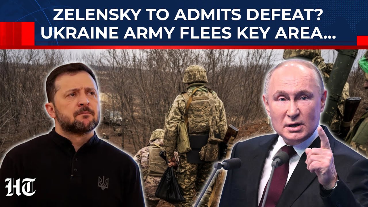 Zelensky To Admit Defeat? Ukraine Army Flees From 5 Towns In Key Area As Russia Surrounds Pokrovsk