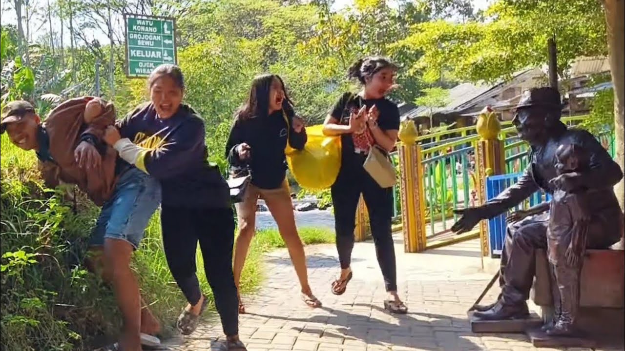 Terlucu di tahun 2025..!! prank patung..!!!