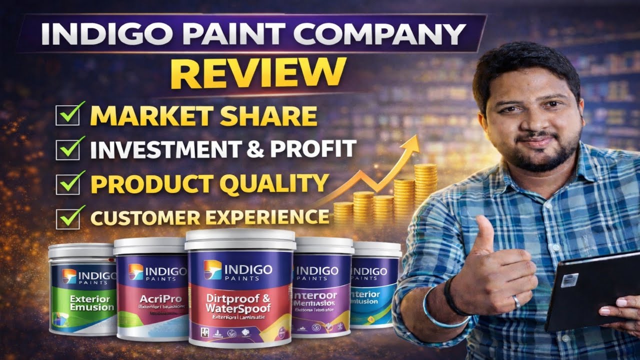IndiGo Paints Company Full Review (हिंदी) | #thepaintguru