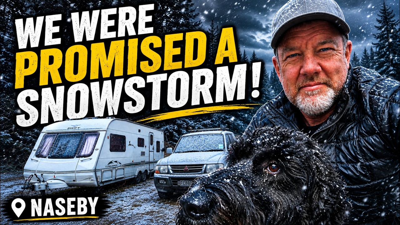 We Chased a Snowstorm to Naseby...   But This happened !   /  Caravan Camping NZ