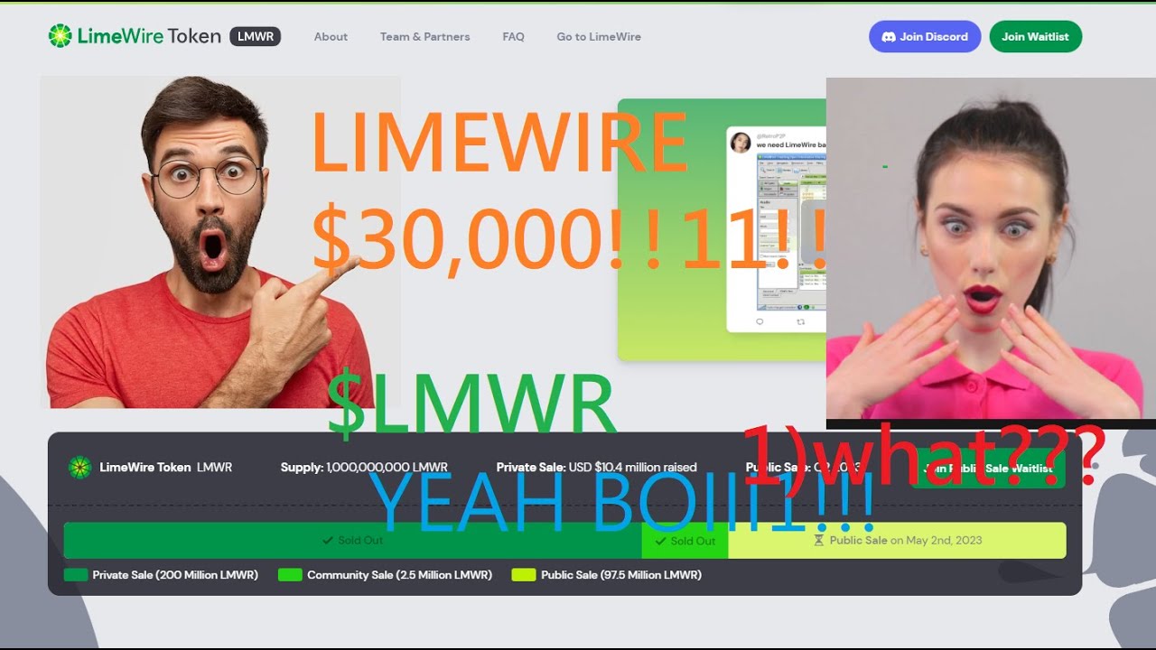 Limewire Token - How to win $30,000 worth of $lmwr