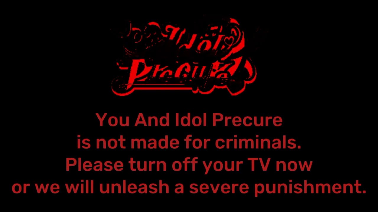 You And Idol Precure Anti-Piracy screen