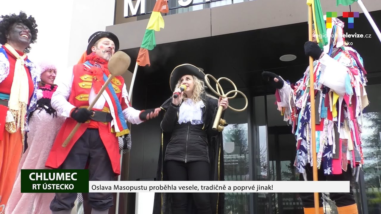 CHLUMEC: Oslava Masopustu proběhla vesele, tradičně a poprvé jinak !🐖🐻🍗🍺🍕