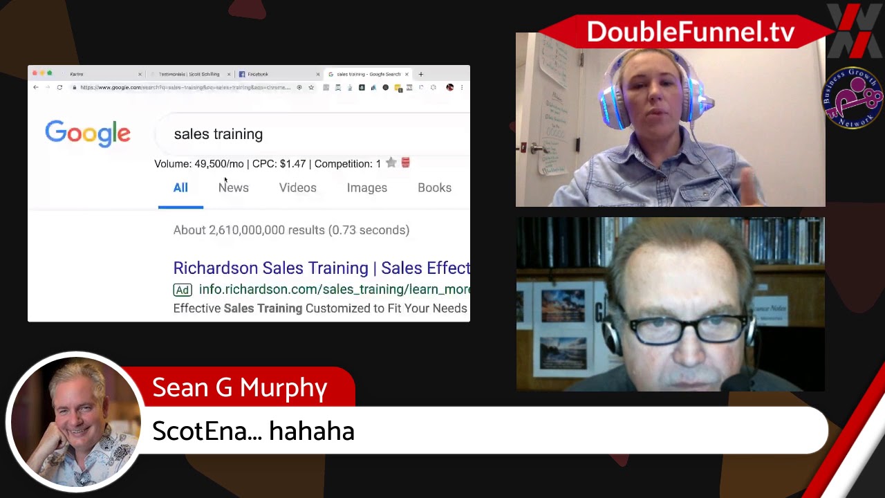 Building Email Automations in Kartra for a Book Funnel on THURSDAY DoubleFunnel.tv...LIVE with Scot