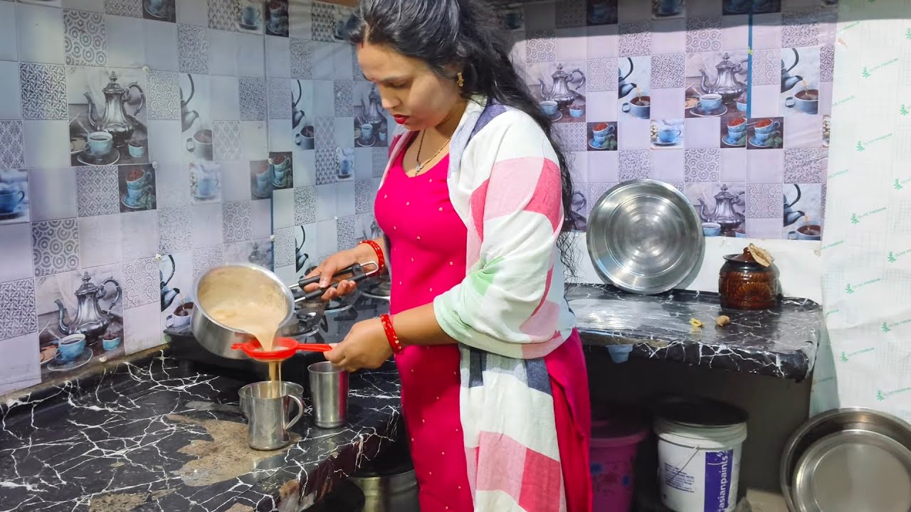 सुबह की बढ़ती थंड मैंmorning रूटीन घर की साफ सफाई Village morning routine Indian housewife 