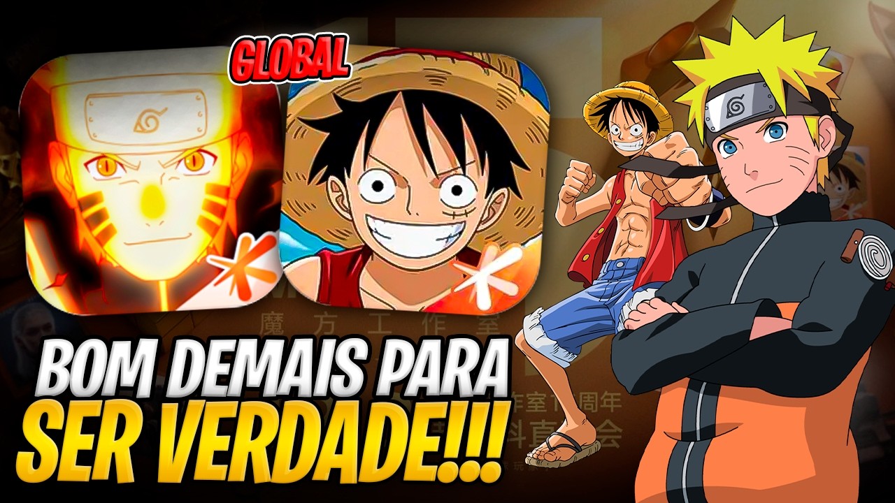 NARUTO MOBILE E ONE PIECE AMBITION GLOBAL!? Anunciamento MoreFun Studios 15 Anos