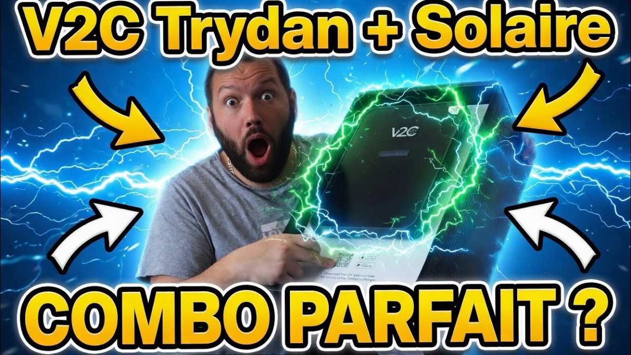 la borne V2C Trydan, le combo parfait du photovoltaique ?