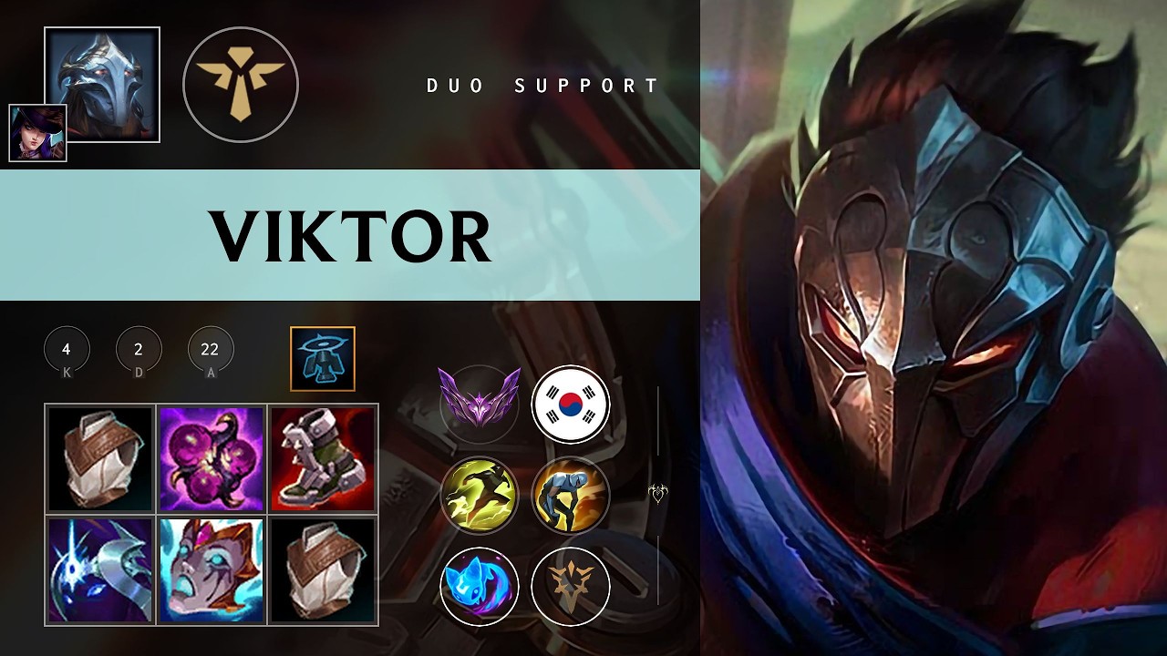 Viktor Support vs Alistar - KR Master Patch 26.08