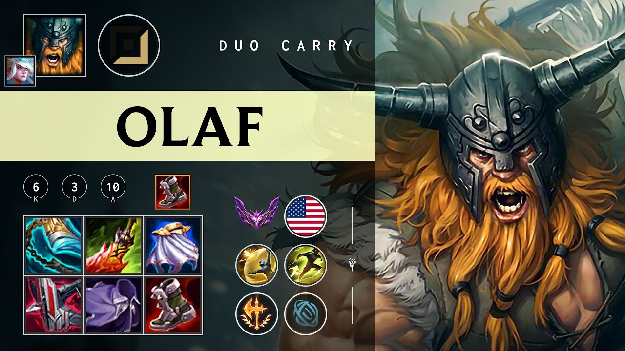 Olaf ADC vs Kog'Maw - NA Master Patch 26.04