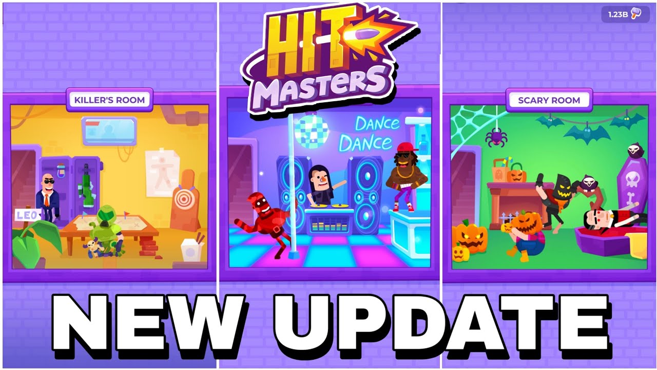 Hitmasters New Update: New Guns, Skins and New Bases