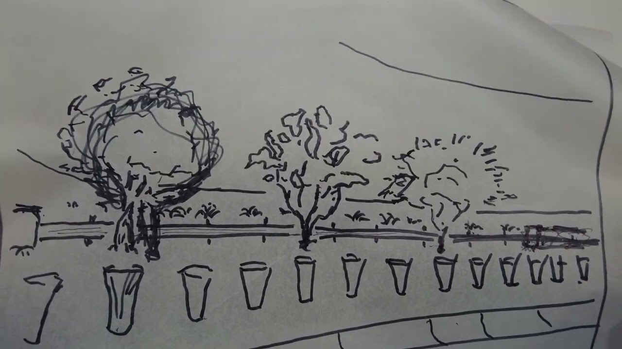 Planting At The Guardrail - A Rendering