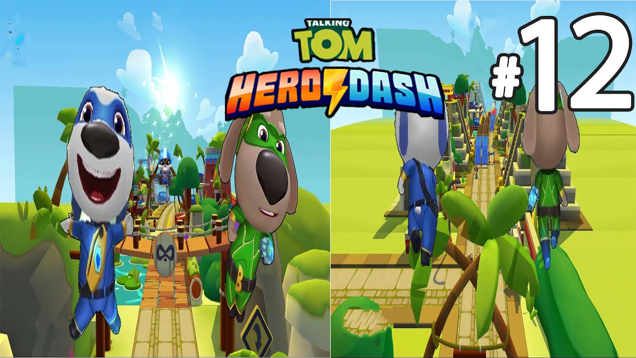 Talking Tom Hero Dash REVERSED | FHD Part 12