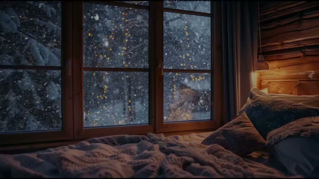 Cocooning in Winter: Relaxing Sounds Creating a Cozy Bedroom Sanctuary for Rest and Study