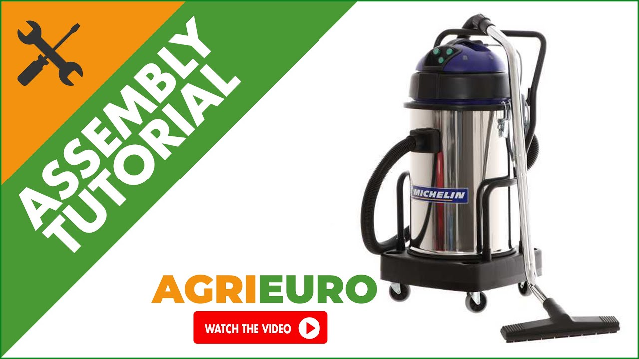 Michelin VCX 70-3000 MK INOX Wet and Dry Vacuum Cleaner - Assembly tutorial