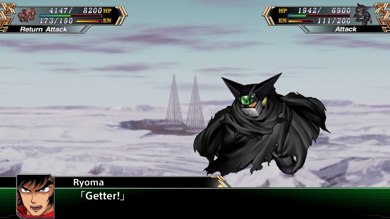 Super Robot Taisen V(ENG): Black Getter All attacks