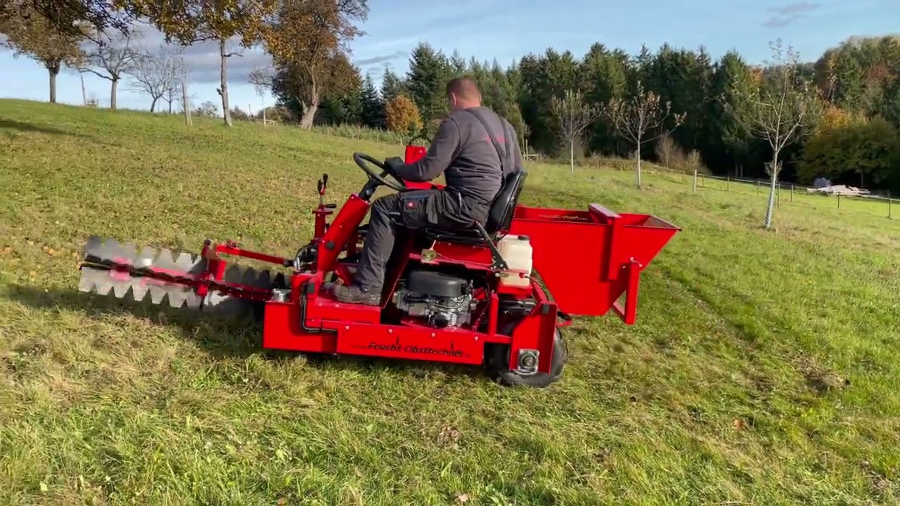 OB70R Obst Auflesemaschine Streuobst, fruit harvester, apple picker, walnut harvester