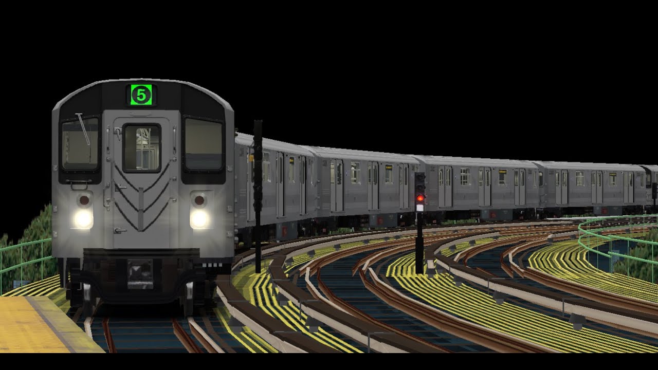 OpenBVE NYC Subway RP: R110A 5 to Bowling Green Roundtrip Run