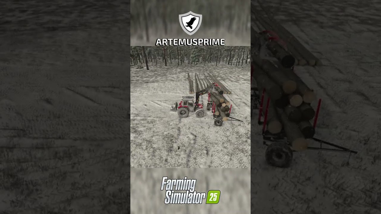 FS25 | New Frontier | Double log loading with @NordicFarming