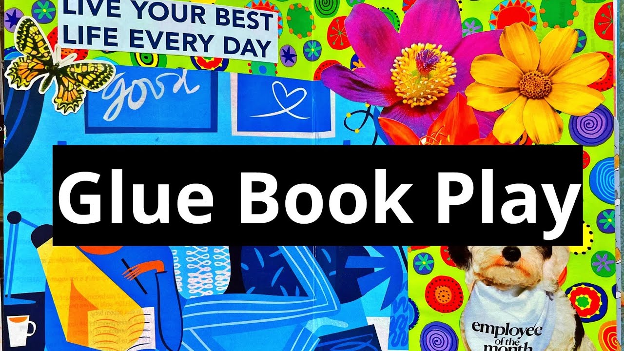 Glue Book Sesh | Current Glue Book | #gluebook #gluebooks #collage #magazinecollage #crafts #art