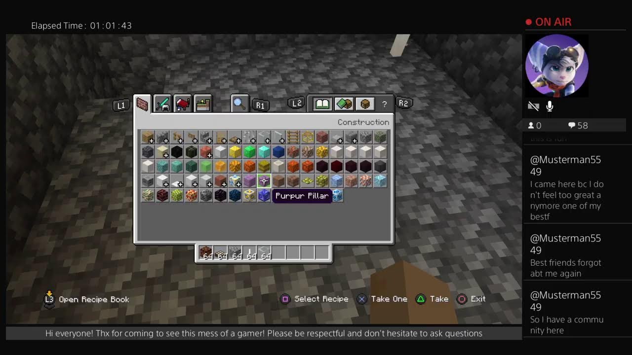 Minecraft session with me and Ryder (QnA and SHIPS)