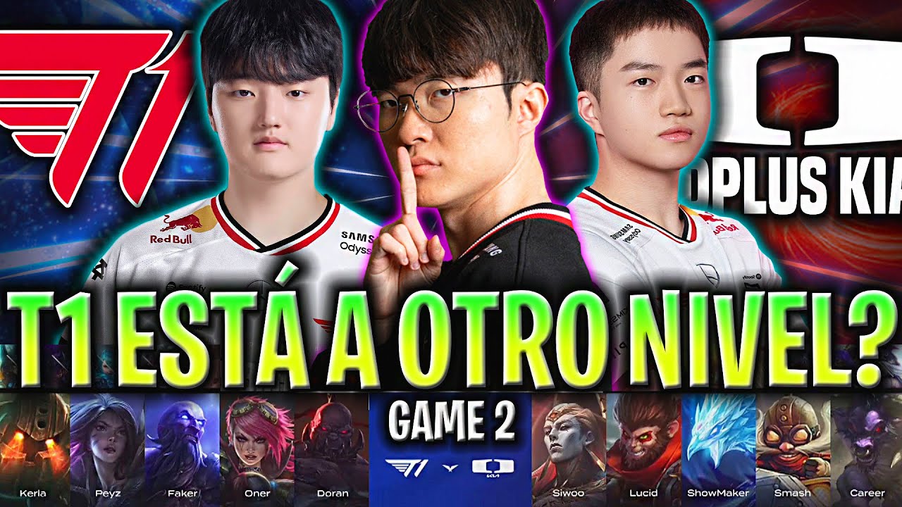 T1 LIDERADO POR FAKER ESTÁ A OTRO NIVEL?😱 | T1 vs DK Game 2 LCK CUP 2026 en ESPAÑOL