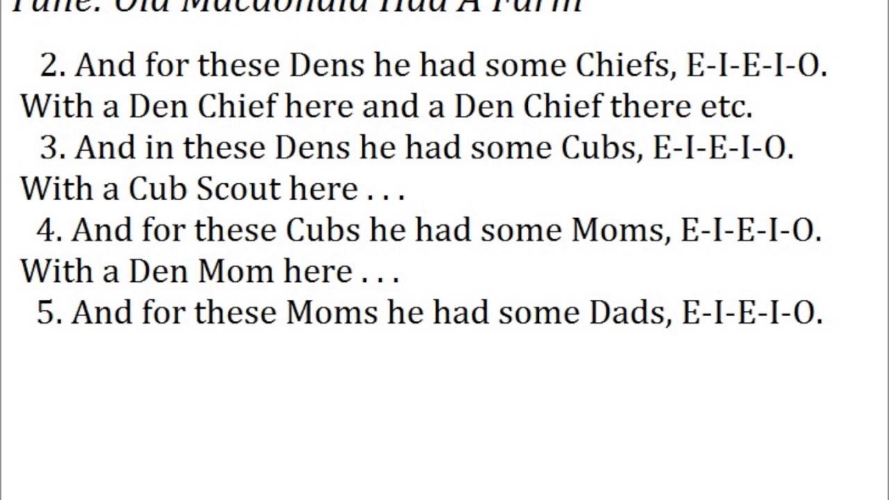 04   Old Akela Had a Pack - AKELA Song Record Album for Cub Scouts 1951