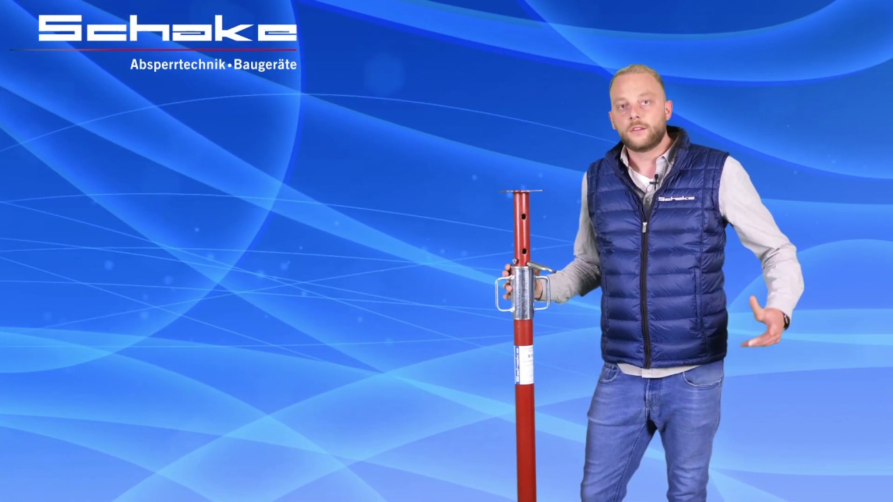 Schake Produktvorstellung - lackierte EURO Schalungsstütze