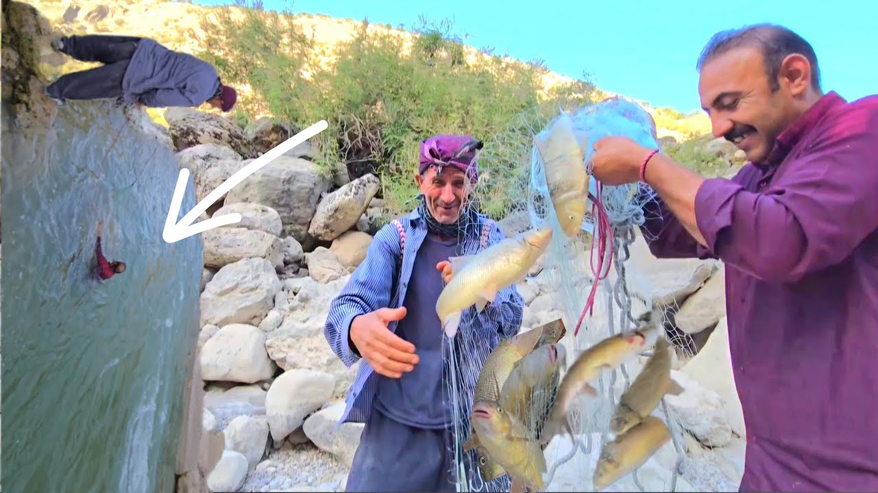 Nomadic life An unforgettable day of fishing by the river with Adel Breathtaking moments