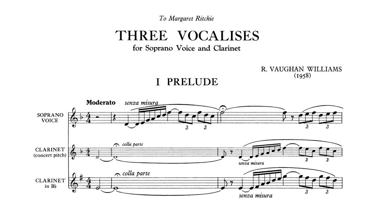 Ralph Vaughan Williams - 3 Vocalises