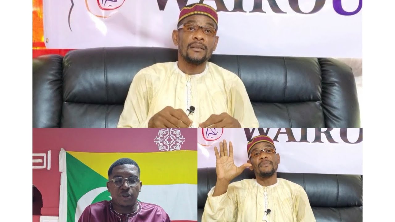 Abdallah Abdou hassane répond les questions du journaliste Abdoulkarim karane