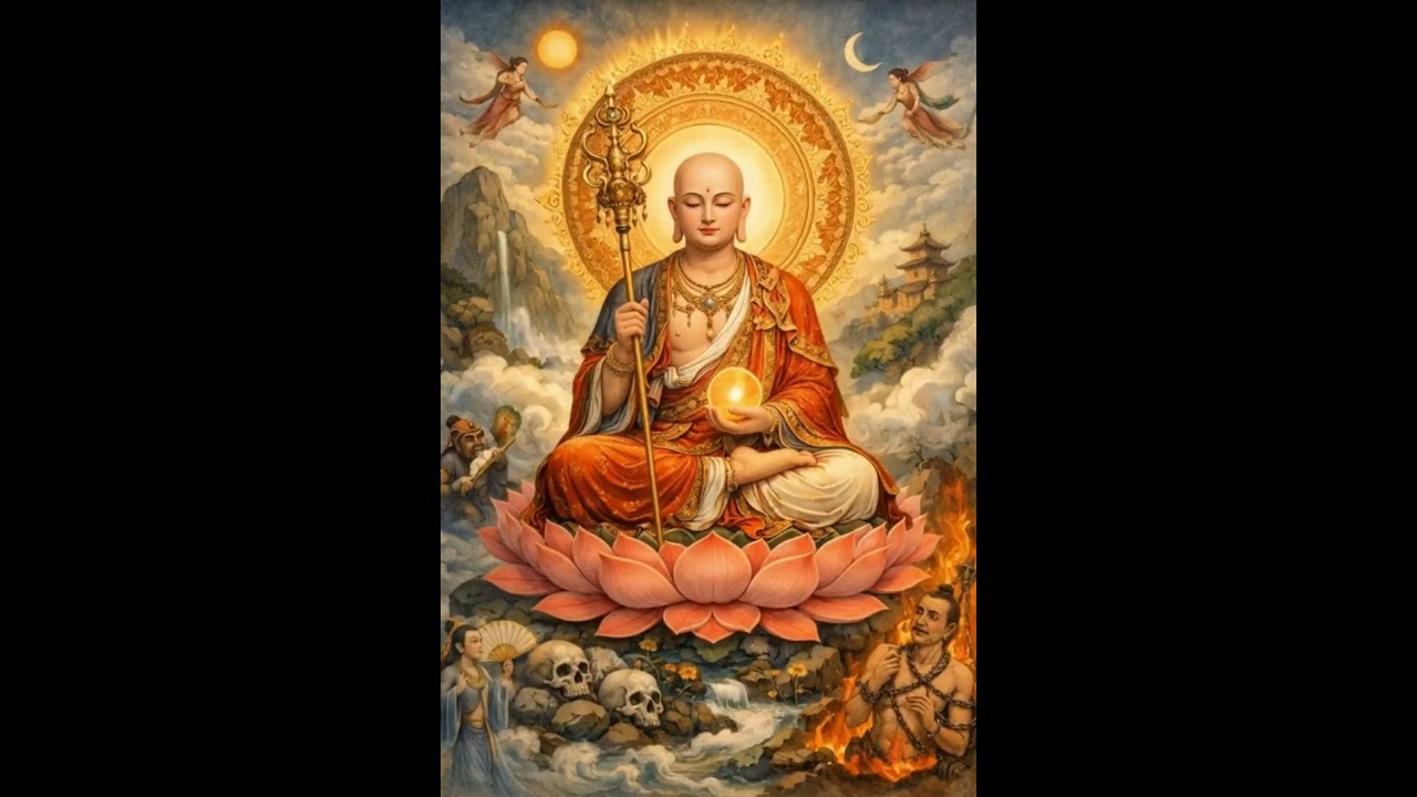 Thần chú Địa Tạng Vương Bồ Tát (1 hour) - OM HA HA HA WIN SAM MO TI SO HA