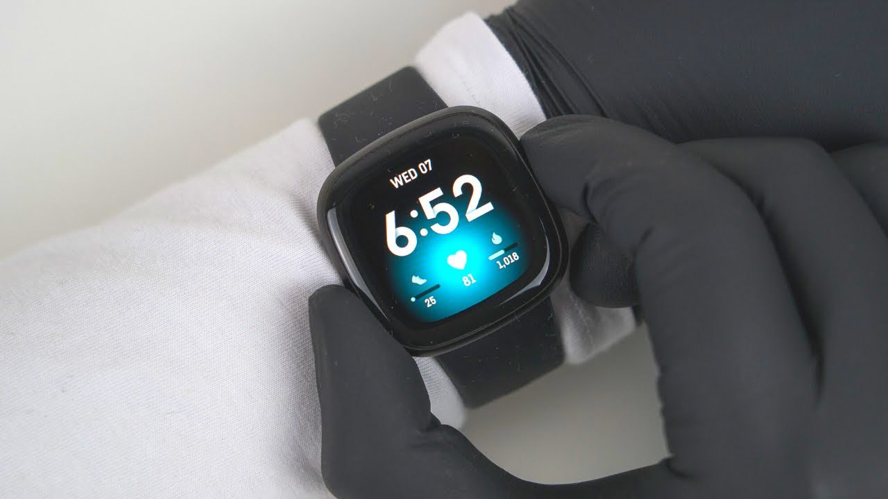 Fitbit Versa 3 Smartwatch Unboxing + Fitbit App Setup - ASMR