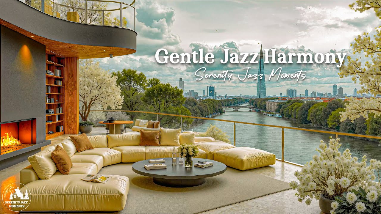 Gentle Jazz In A Luxury Balcony Space In The Morning - Smooth Jazz Music For A Good Start To The Day
