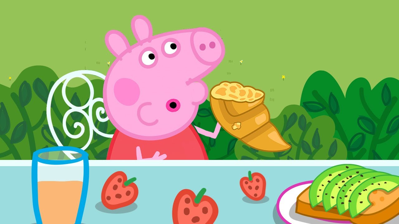 Peppa Come Comida GIGANTE 🥐 Peppa Pig Español Latino | 30 min