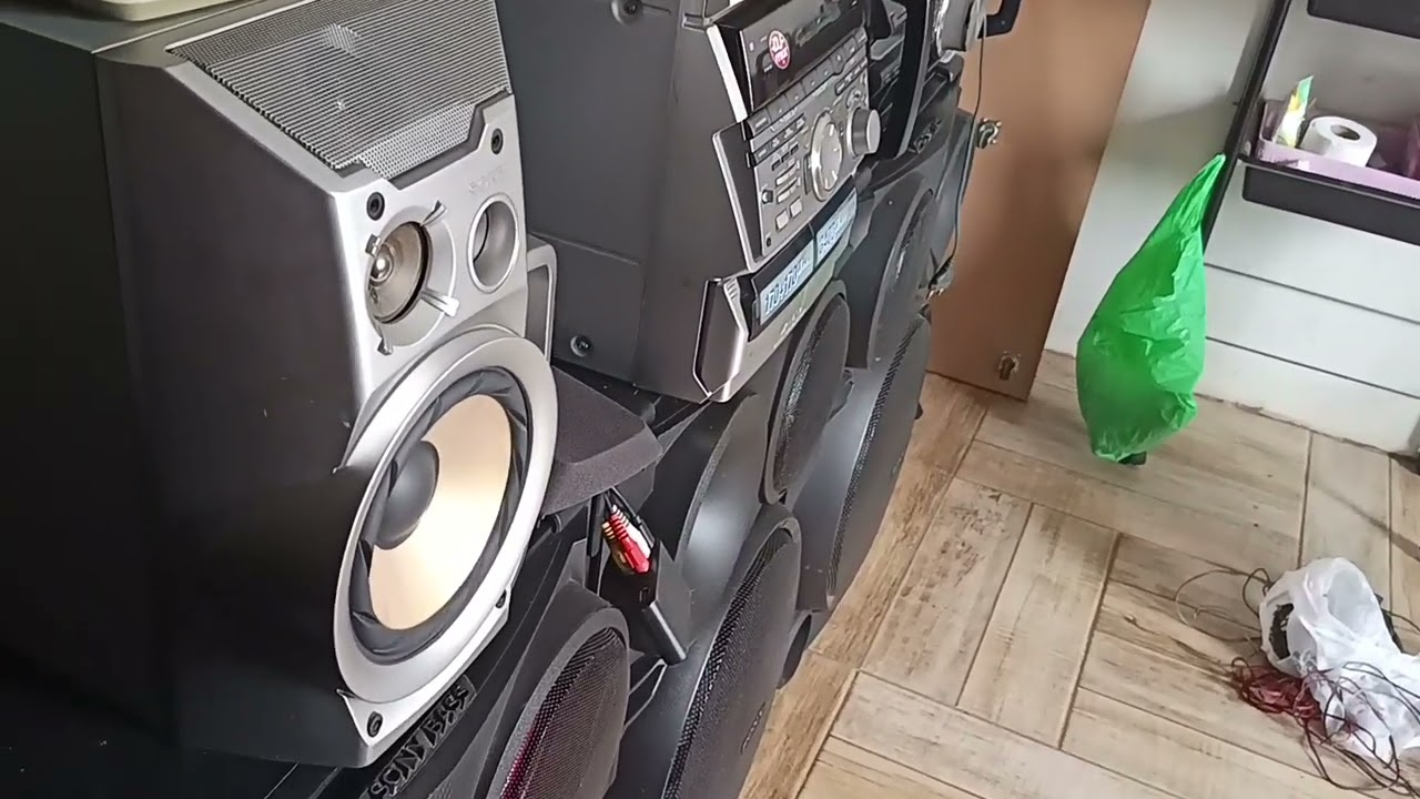 Mini system Sony grx700 relíquia. toca muito 🔉