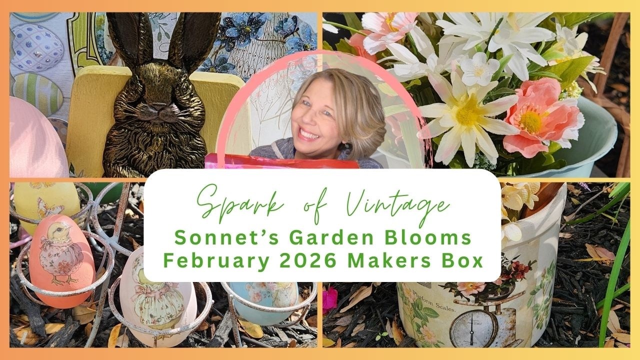 #sonnetsgardendbloomsmakersbox FEBRUARY DIY IS BURSTING WITH ROSES, CHOCOLATE BUNNIES & COOL CHICKS!
