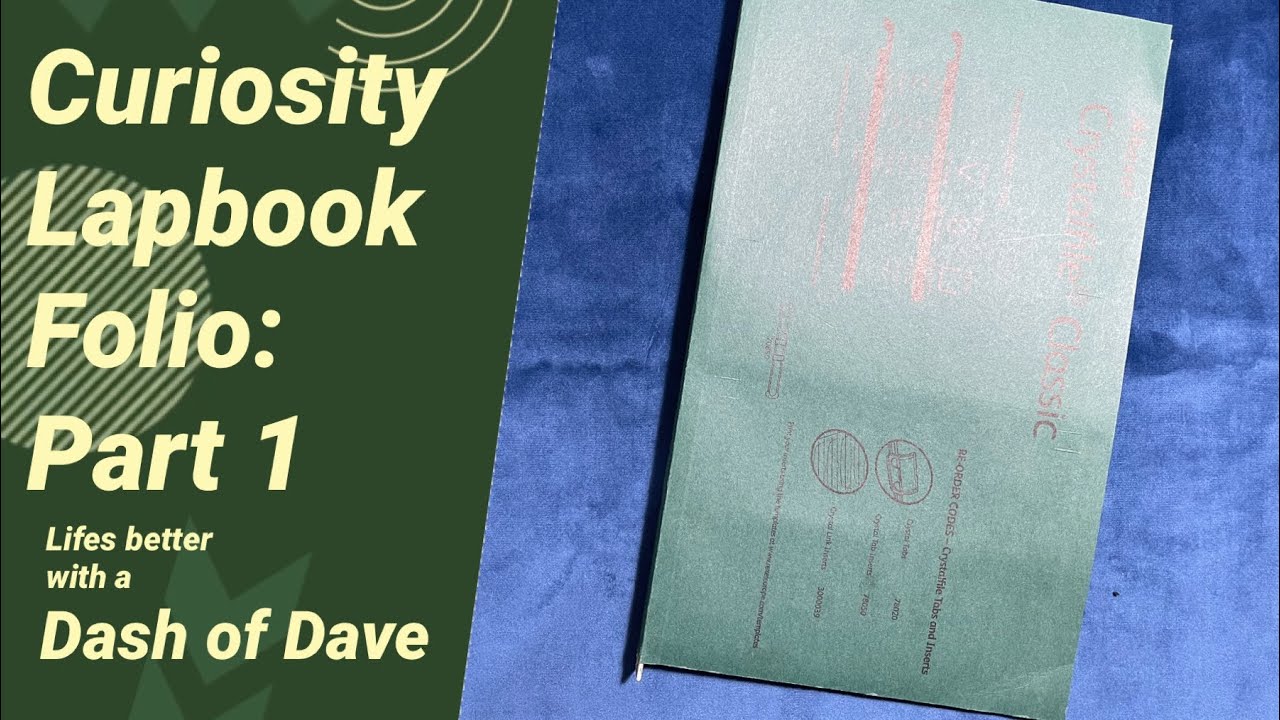 Curiosity Lapbook Folio, A New Project, Full of Intrigue: Part One