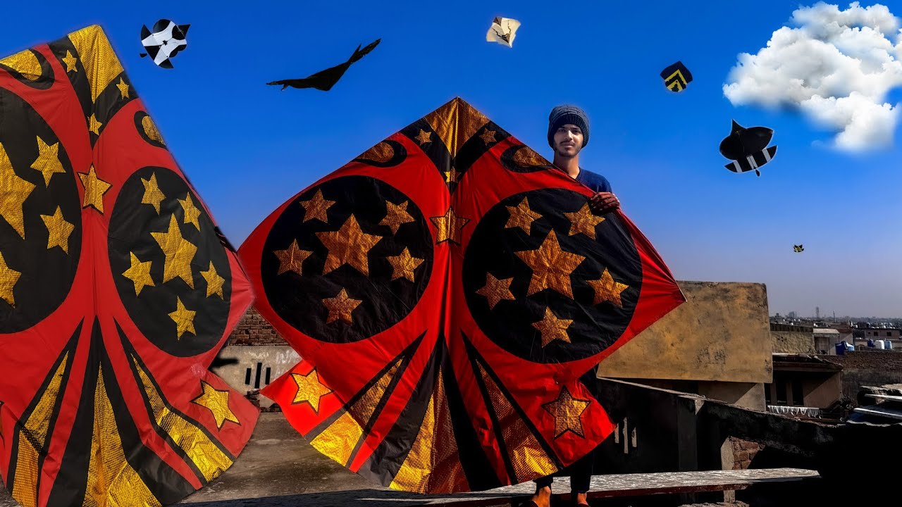 Most Famous Kite 6 Tawa Ready for 2024 Basant 🤩 Dost ko Gift kr dia 6 Tawa *Shocking reaction 😱