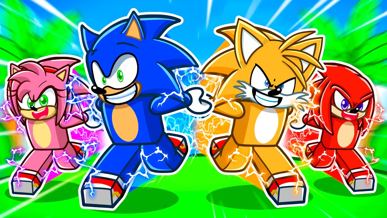 I Turned MY FRIENDS Into SONIC in Roblox!