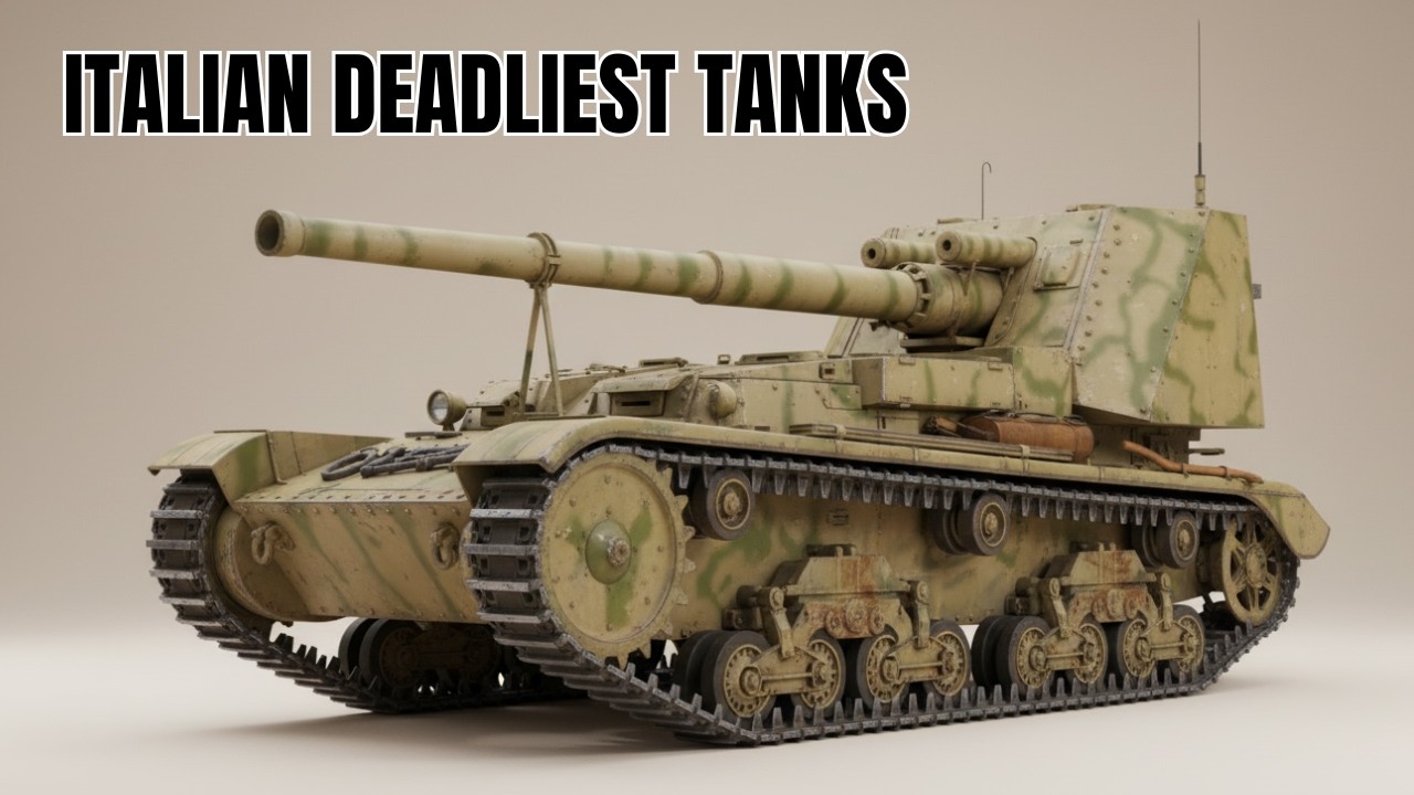 Every Italian Deadliest Tanks Used in WWII (Surprisingly Lethal)