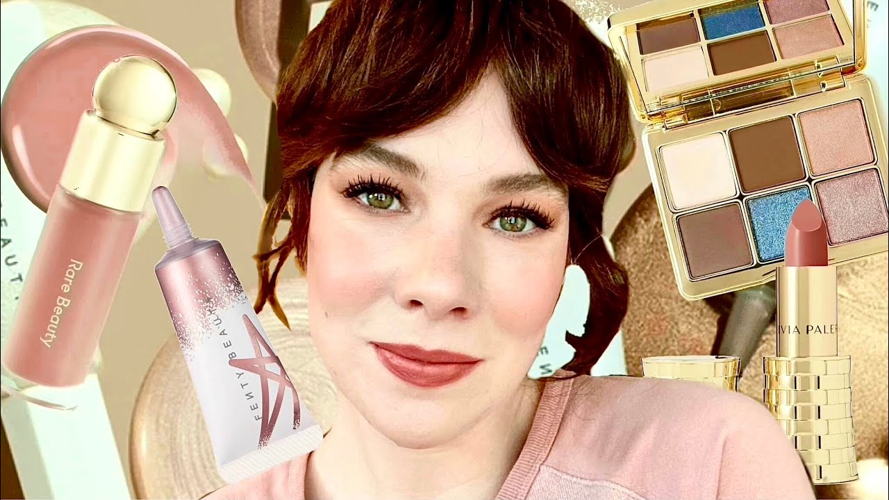 Playing w NEW & New-to-Me Makeup! Fenty Liquid Killawatt, Rare Blush, Olivia Palermo | Katemas Day 6